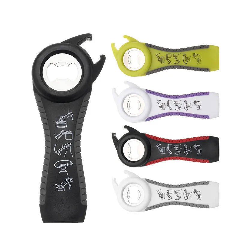 5 in 1 Multi-function Opener - Stainless Steel for Cans, Bottles & Wine | EDC Gadget
