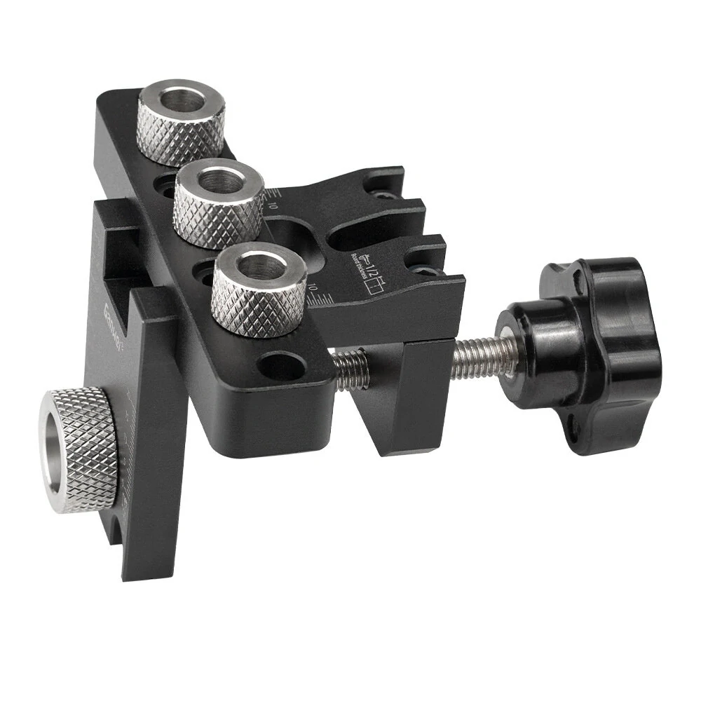 Dowel Jig Master Kit - 3-in-1 Precision Jig for Wood Hole Drilling & Alignment