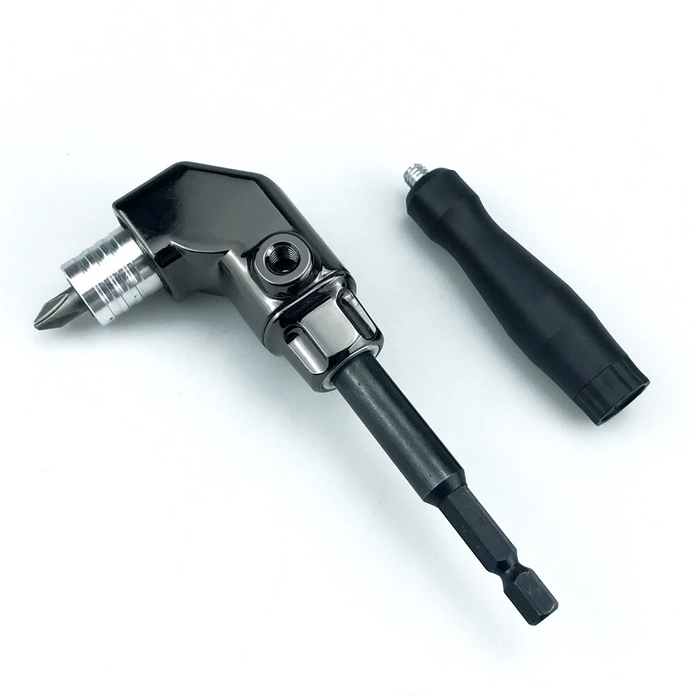 90 Degree Turning Universal Screwdriver - Quick Release Hex Adapter for Hard-to-Reach Areas | 10-Piece Set
