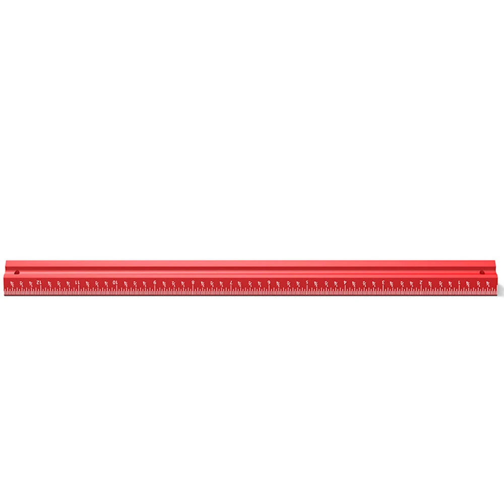 V Shape Marking Ruler - Double-Sided Aluminum Alloy CNC Precision Tool