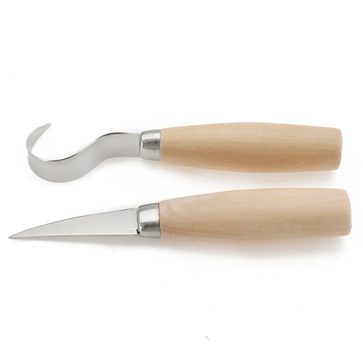 Wood Carving Chisel Set - 2 Piece Hook & Beaver Craft Tools | Woodcarving