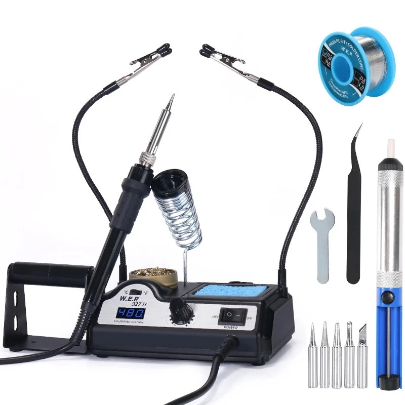 WEP 927-II 60W Digital Soldering Iron Station | Adjustable Temperature Welding Tool
