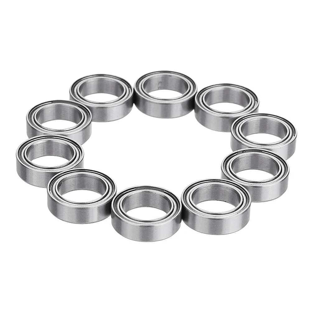 Machifit 10pcs MR128ZZ MR148ZZ 8mm I.D. Steel Deep Groove Ball Bearings - Double Shielded