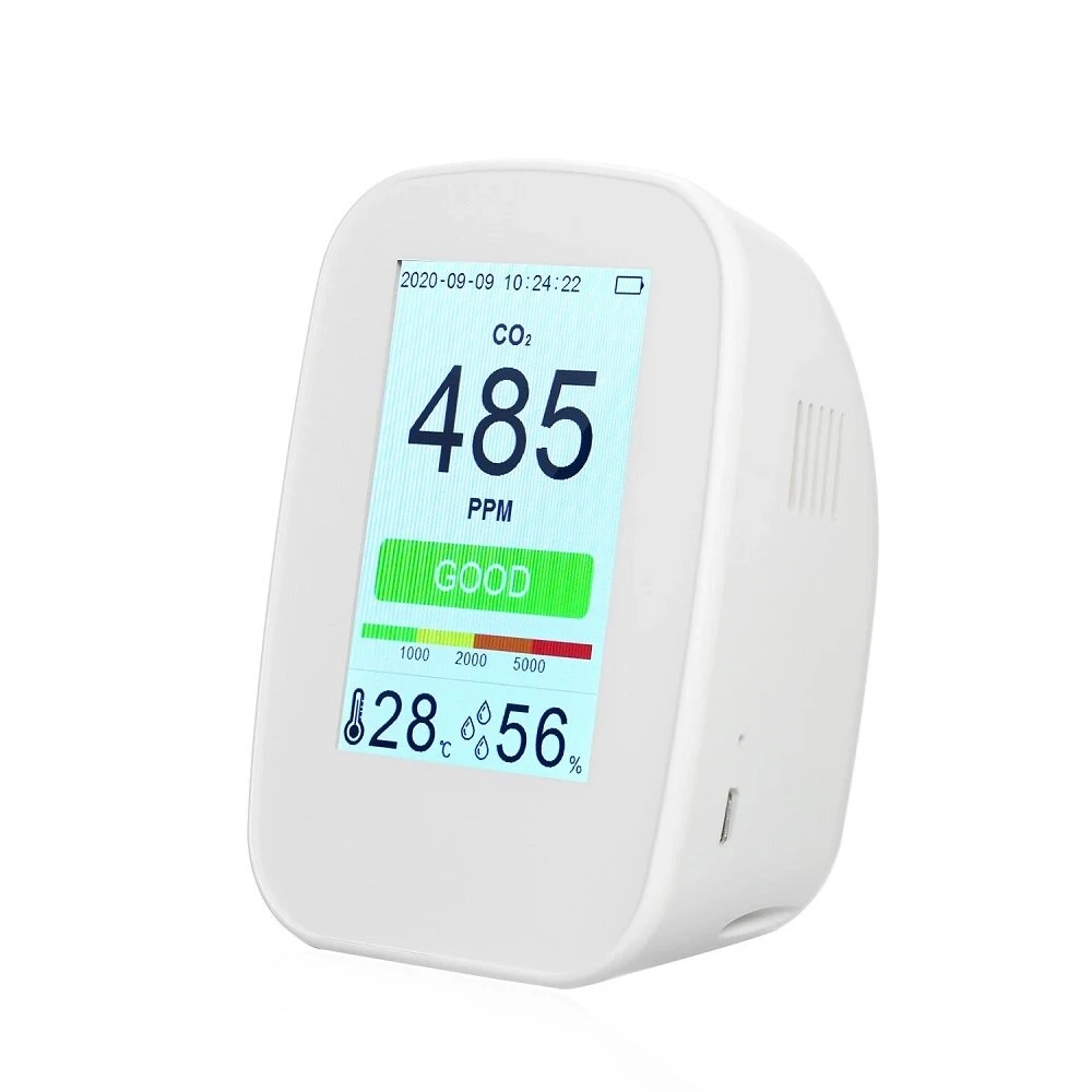 D9-H 3-in-1 Air Quality Detector - CO2, Temperature & Humidity Monitor | Indoor/Outdoor