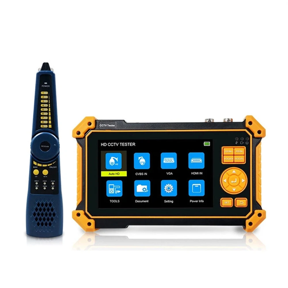 HD-3200C 5 HD CCTV Monitor Tester | UTP Cable Test | 8MP CVI/TVI/AHD/SDI Support