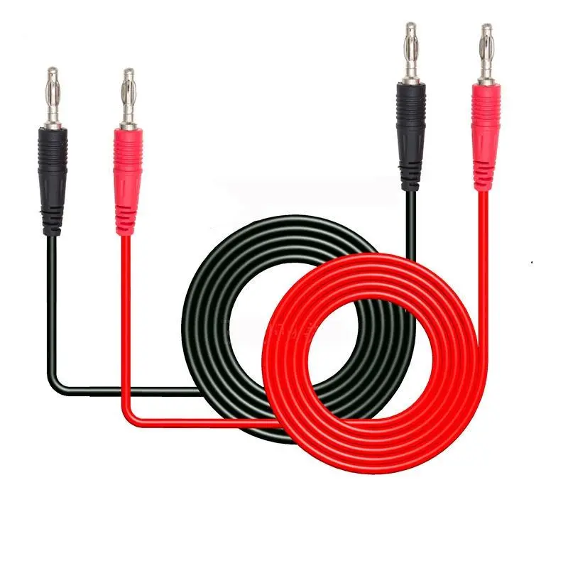 3Pcs Y202 Banana Plug Test Cable - 1M PVC 15A Copper Probe | Multimeter