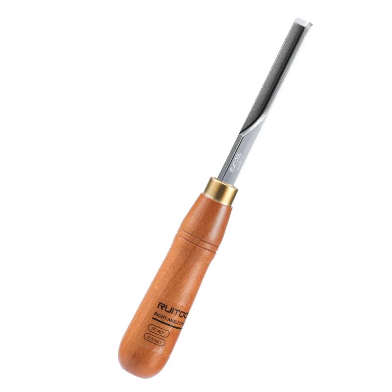 10 Inch Corner Chisel - 40Cr Alloy Steel Blade & Beech Handle | Mortise Tool