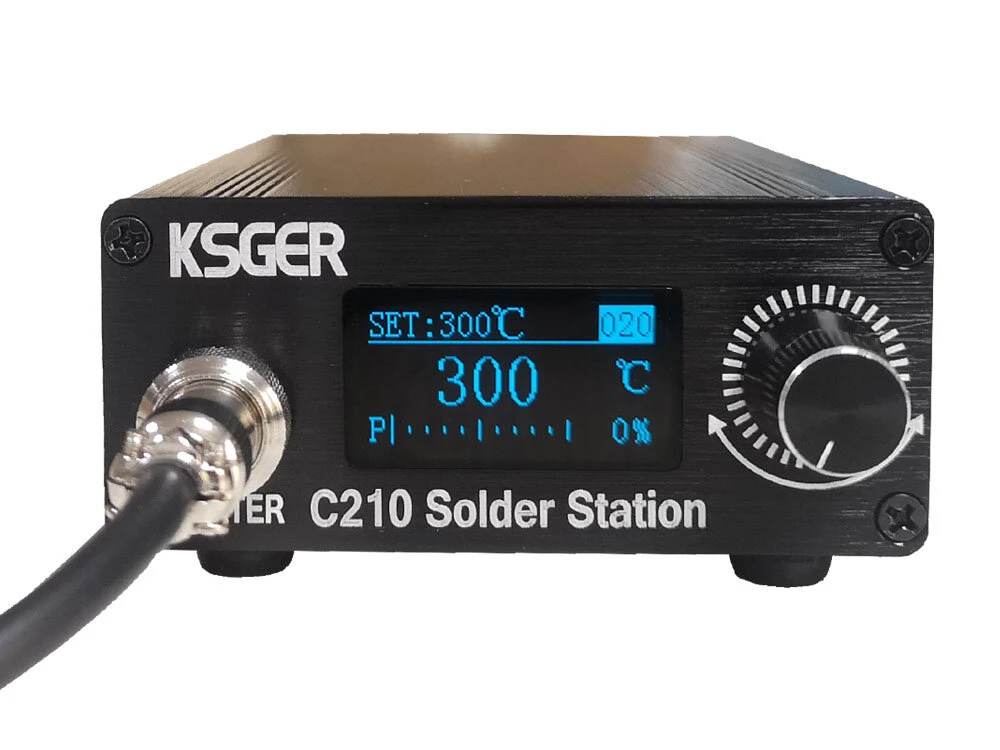 KSGER C210 Soldering Station | 1s Rapid Heating | Auto-Sleep | 1.3 OLED