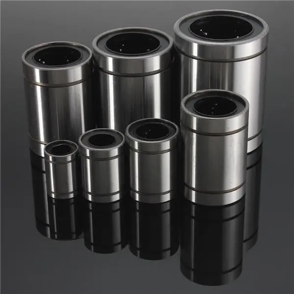 LM12/16/20/25/30/35/40UU CNC Linear Ball Bearings Steel Bushing