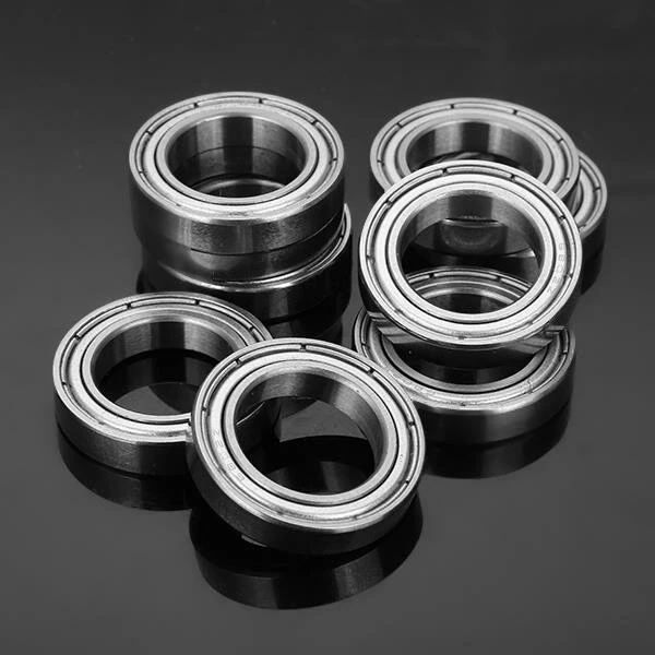 6802ZZ Deep Groove Ball Bearing - 10pcs 15x24x5mm Miniature Bearings