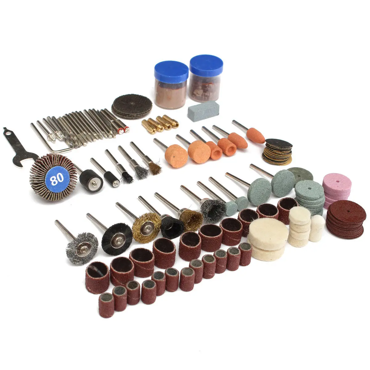 Dremel Rotary Tool Accessories - 136pc Bit Set with Polishing Wheels & Kits
