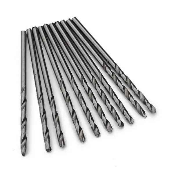 MaxPro 10pcs 2.5mm HSS Micro Twist Drill Bits - Straight Shank for Electrical Drills
