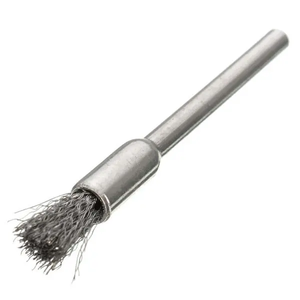 Stainless Steel Wire Brush - 3mm x 5mm for Rust & Burr Removal | Abrasive Tool
