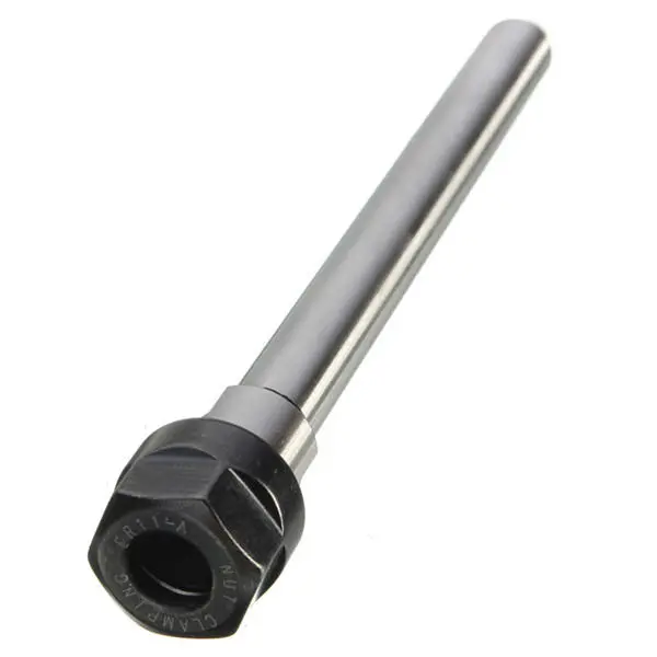 C10 ER11A Collet Chuck Holder - 100mm Extension Rod - Straight Shank CNC Milling