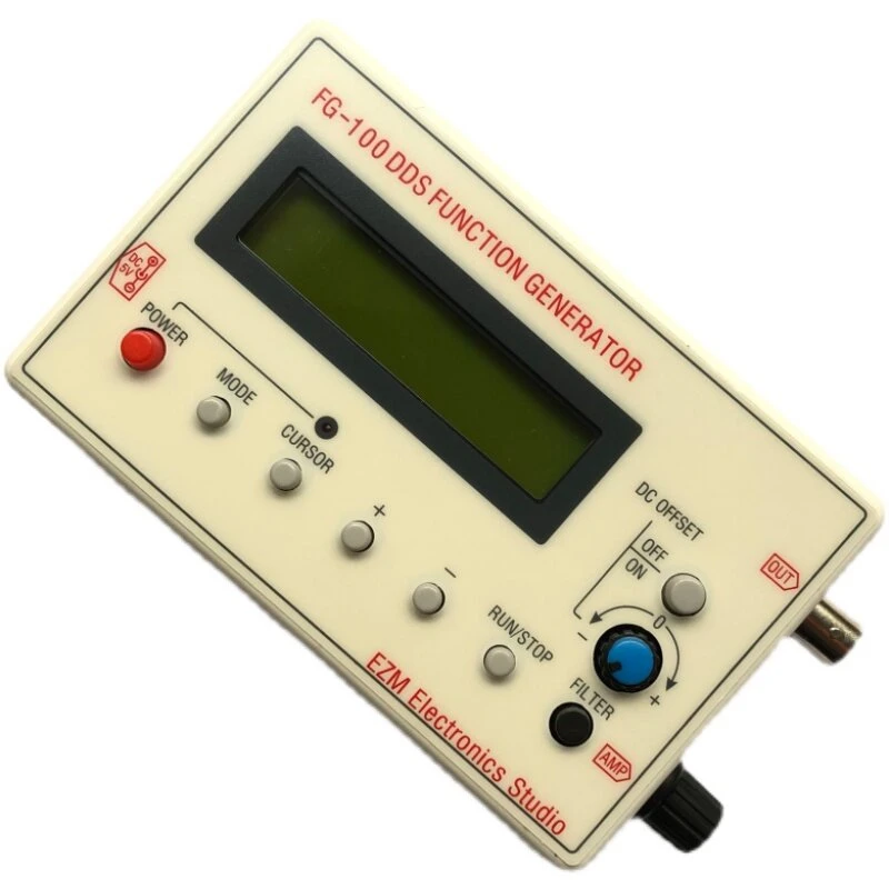 FG-100 DDS Function Signal Generator | 1Hz-500KHz | Sine Triangle Square Wave
