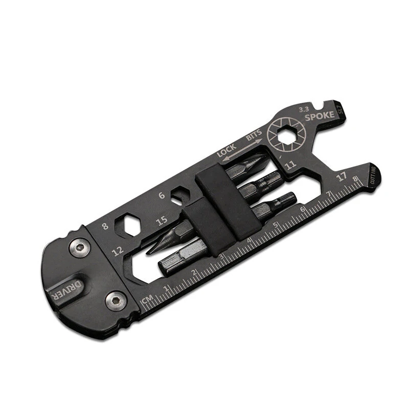Moldrepair EDC Crimping Tool - Adjustable Wrench & Multifunctional Bicycle Tool Card