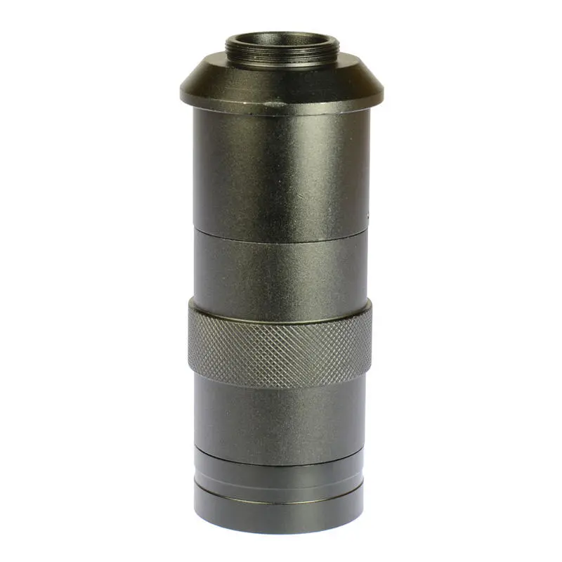 HAYEAR 8X-100X Zoom C-mount Lens | 25mm Microscope Camera Lens | Industry Microscope Eyepiece