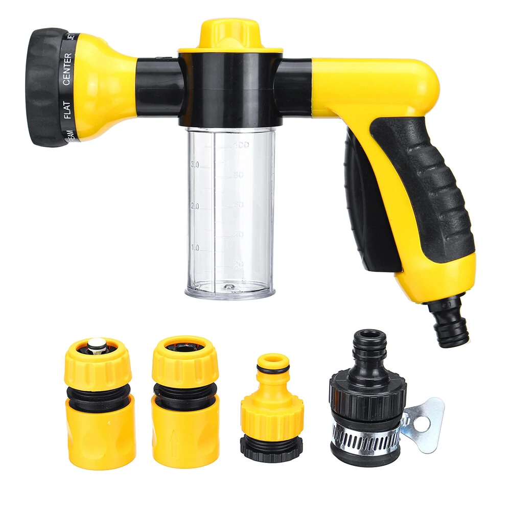 High Pressure Car Washer Pump - Garden Foam Snow Cleaning Kit
