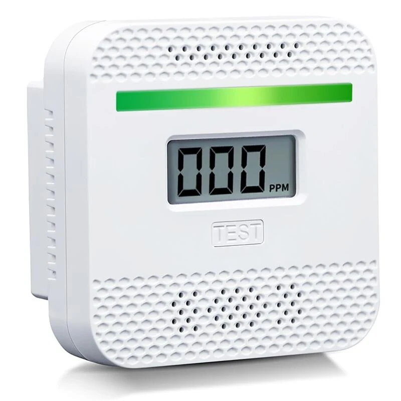 EcoSafe Compact Carbon Monoxide Sensor - Portable Digital Alert Device for Home RV Car