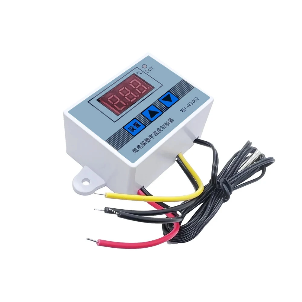 W3002 Digital LED Temperature Controller - 12V/24V/110V/220V Dual Heating & Cooling | High Accuracy