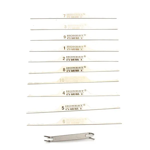 Multifunction 11-in-1 Lock Pick Set - Stainless Steel Opener - Hand Tool Lock Pick Tools