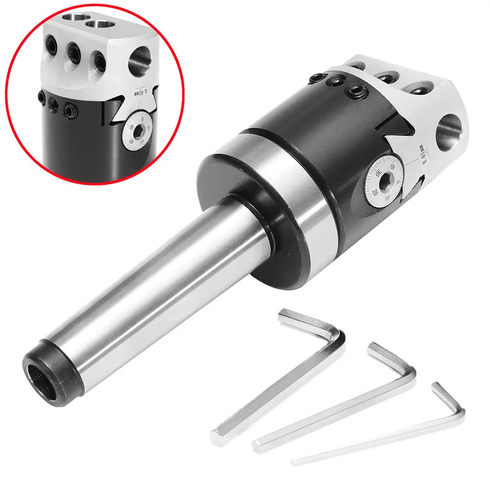 50mm MT3-M12 Morse Taper Boring Bar Lathe Milling Tool Holder
