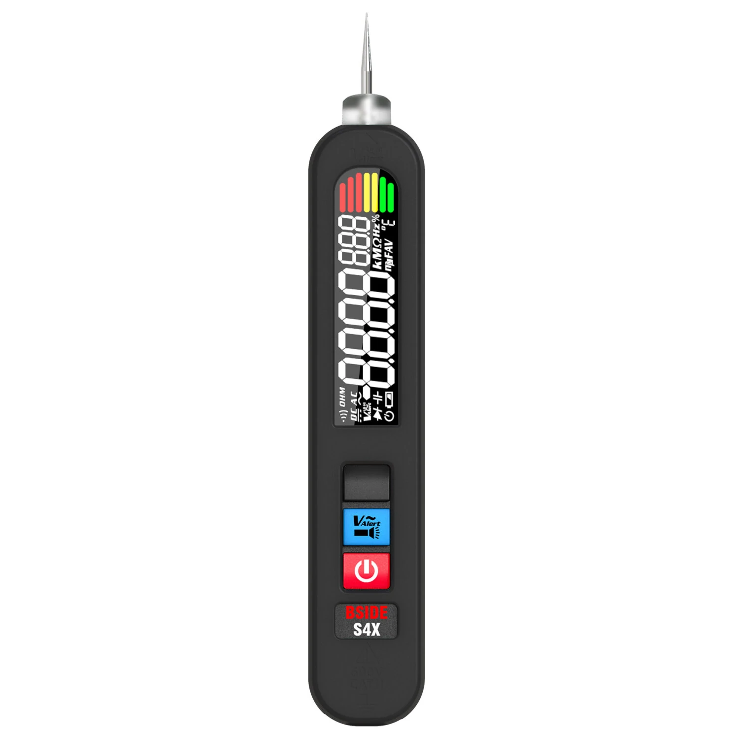 BSIDE S4X Smart Induction Voltage Pen - AC Detection to 300V, Temperature Sensor & Leakage Detection