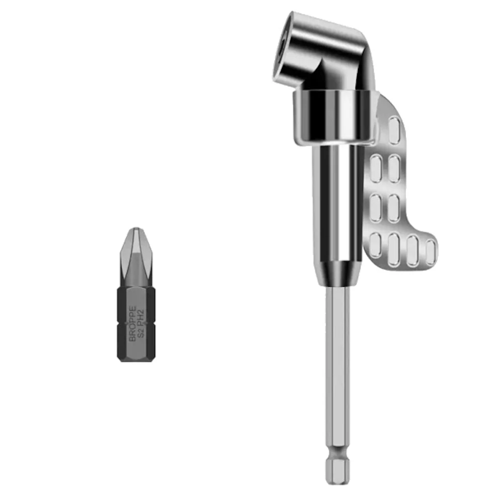 BROPPE 33Pcs Extended Turning Screwdriver Corner Device | Universal Bits Set
