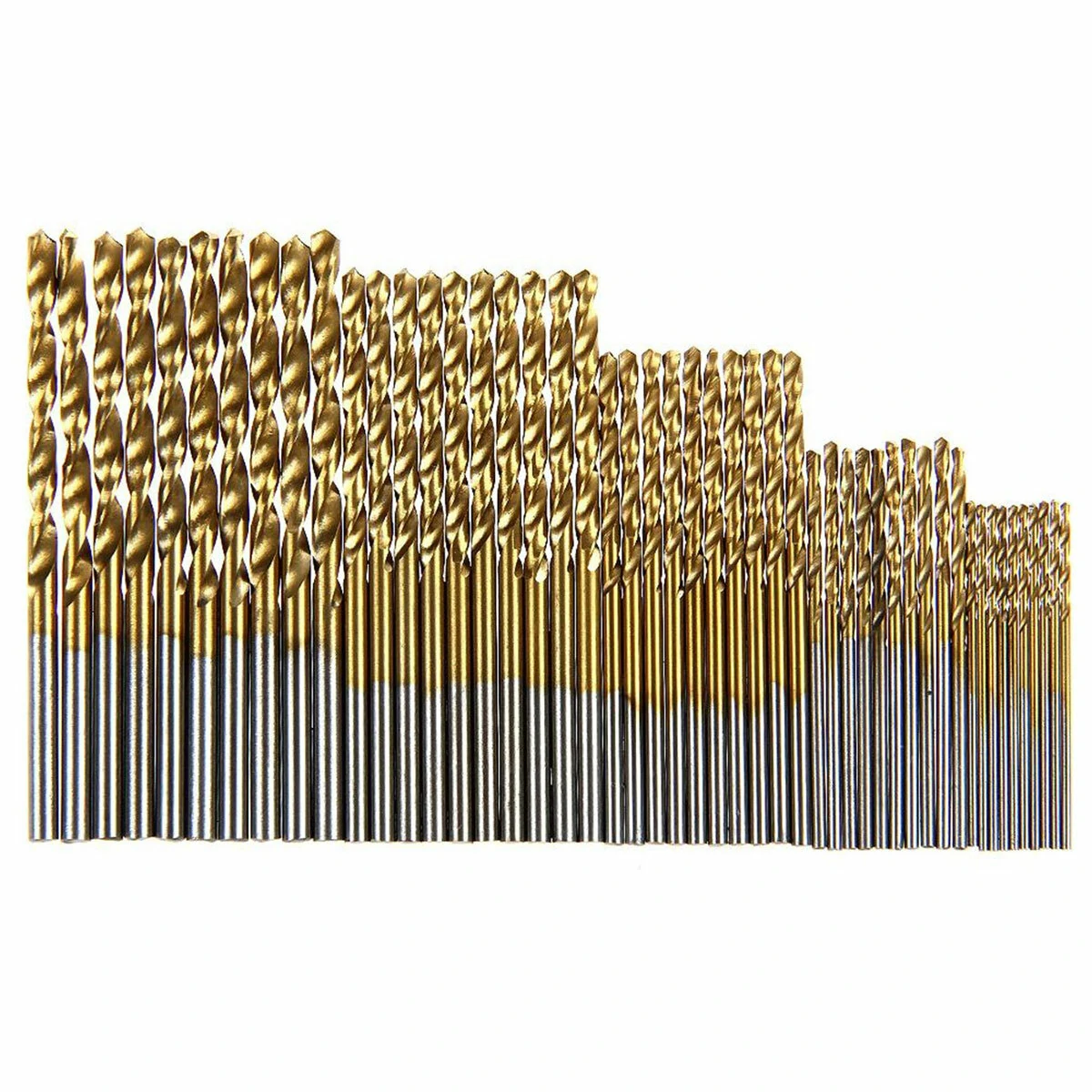 HSS Twist Drill Bit Set - 50PCS 1-3mm For Wood Plastic & Aluminum