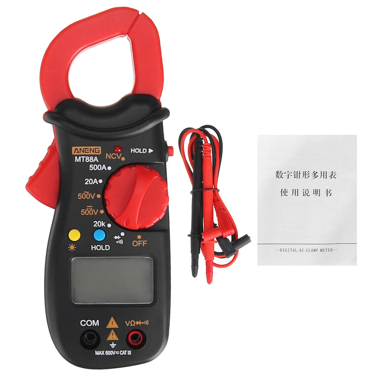 ANENG MT88A Digital Clamp Meter Multimeter | AC/DC Voltage Current Tester