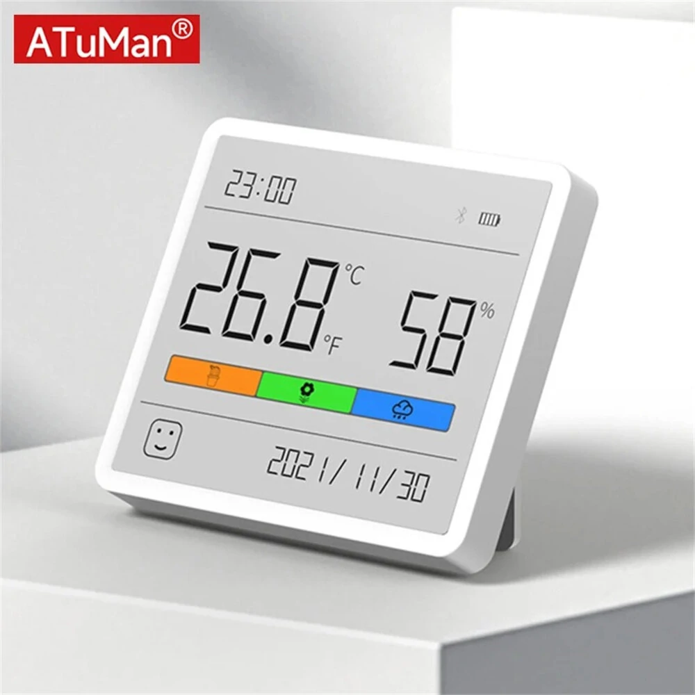 DUKA Atuman TH1 Digital Thermometer Hygrometer - Indoor Temperature Humidity Meter with LCD