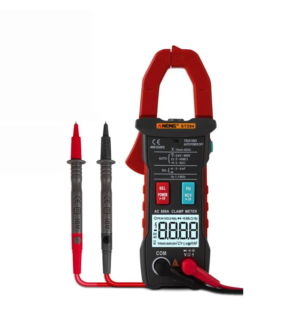 ANENG ST204 Digital Multimeter - 4000 Counts Auto-Ranging | AC/DC Current