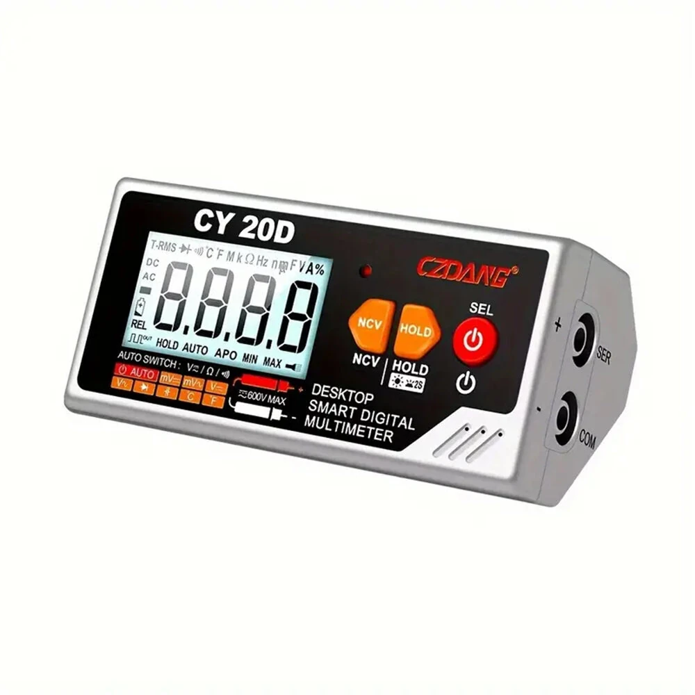 CZDANG Digital Multimeter - USB Rechargeable & Large LCD Display | High-Precision
