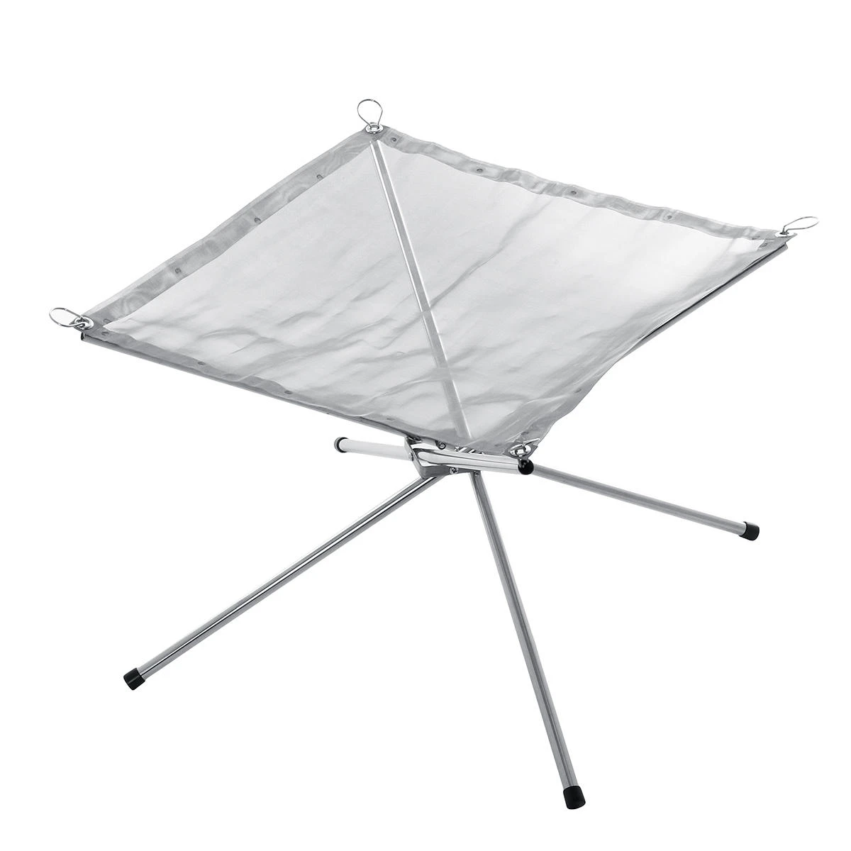 Portable Folding Fire Pit Stand - Outdoor Charcoal Burning Rack & Heating Stove