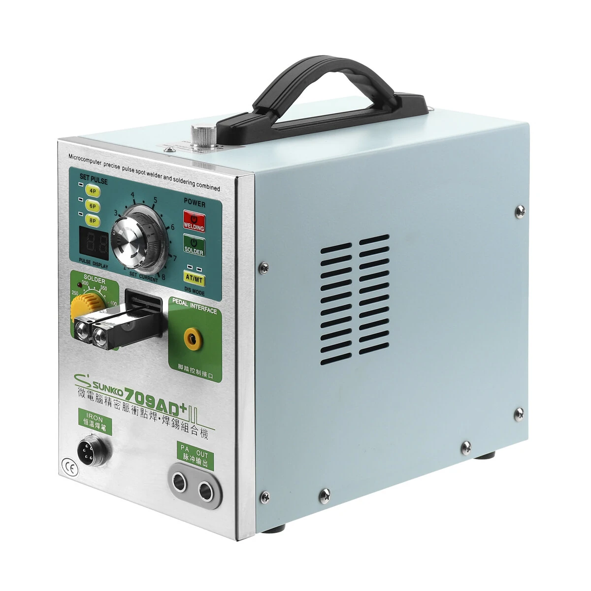 SUNKKO 709AD+ 3.2KW Pulse Spot Welder | 220V Battery Soldering Machine