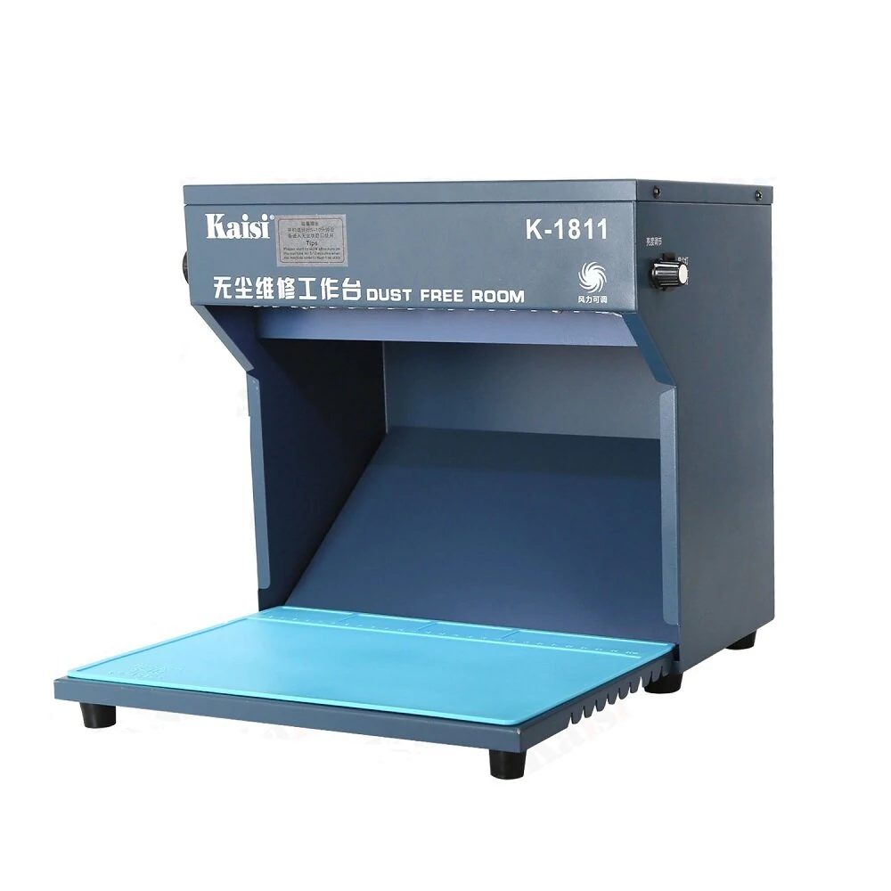 Kaisi K-1811 Mini Dust Free Work Table | Phone LCD Repair Machine with Mat Tools 220V