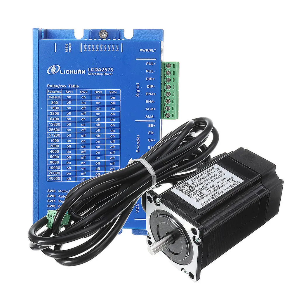 Nema 23 Closed Loop Stepper Motor Kit - 2.2N.m 57 Servo Motor & Driver Set