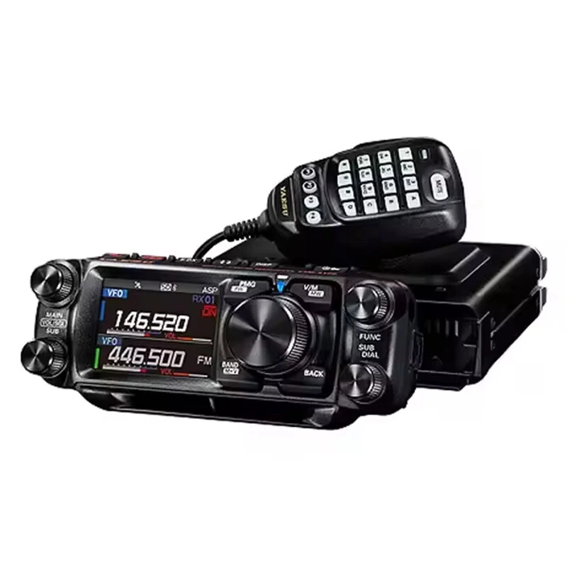 FTM-500DR VHF UHF Dual Band Two Way Radio - 50km Range | 25W IPX6 Water Resistant | Marine & Car Use