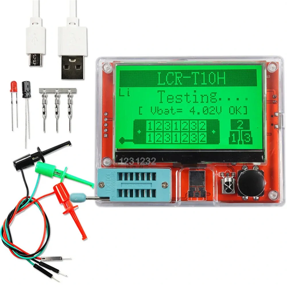 LCR-T10H Transistor Tester Multimeter | TFT Display | Auto Measurement