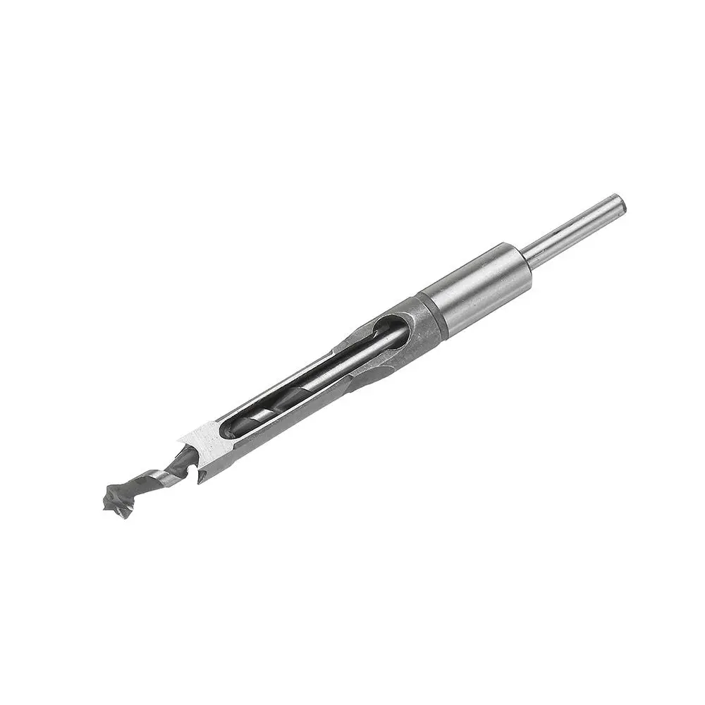 Drillpro Square Hole Drill Bit Set | 6mm-16mm Woodworking Auger Mortising Chisel