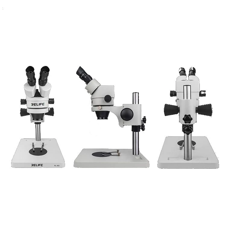 RELIFE RL-M2 Stereo Microscope | 7-45x Magnification | 144 LED Light for PCB Repair
