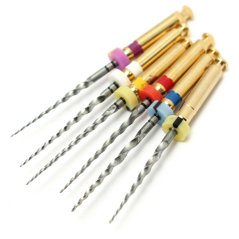 6pcs Dental Endodontic Rotary Files Kit - Universal Assorted SX-F3 21mm
