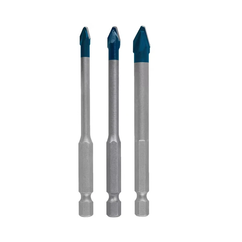 EXPERT HEX-9 for BOSCH Hard Ceramic Drill Bit Set | 5-8mm 90mm Long | 10x High Hardness