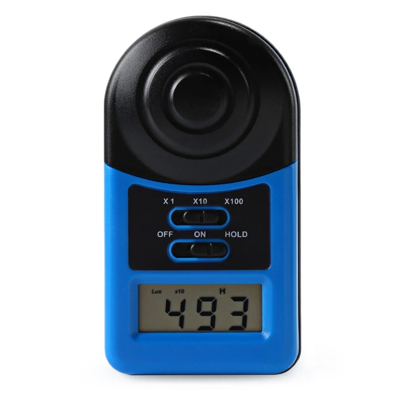 WHDZ LX1010A Digital Lux Meter - 200,000 Range | Mini Pocket Size Light Meter