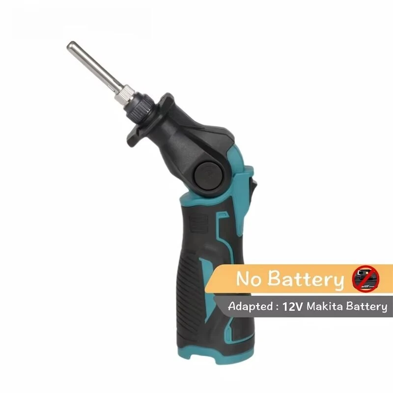 Portable Electric Soldering Iron 30W | 12V Battery Compatible, 400°C Adjustable