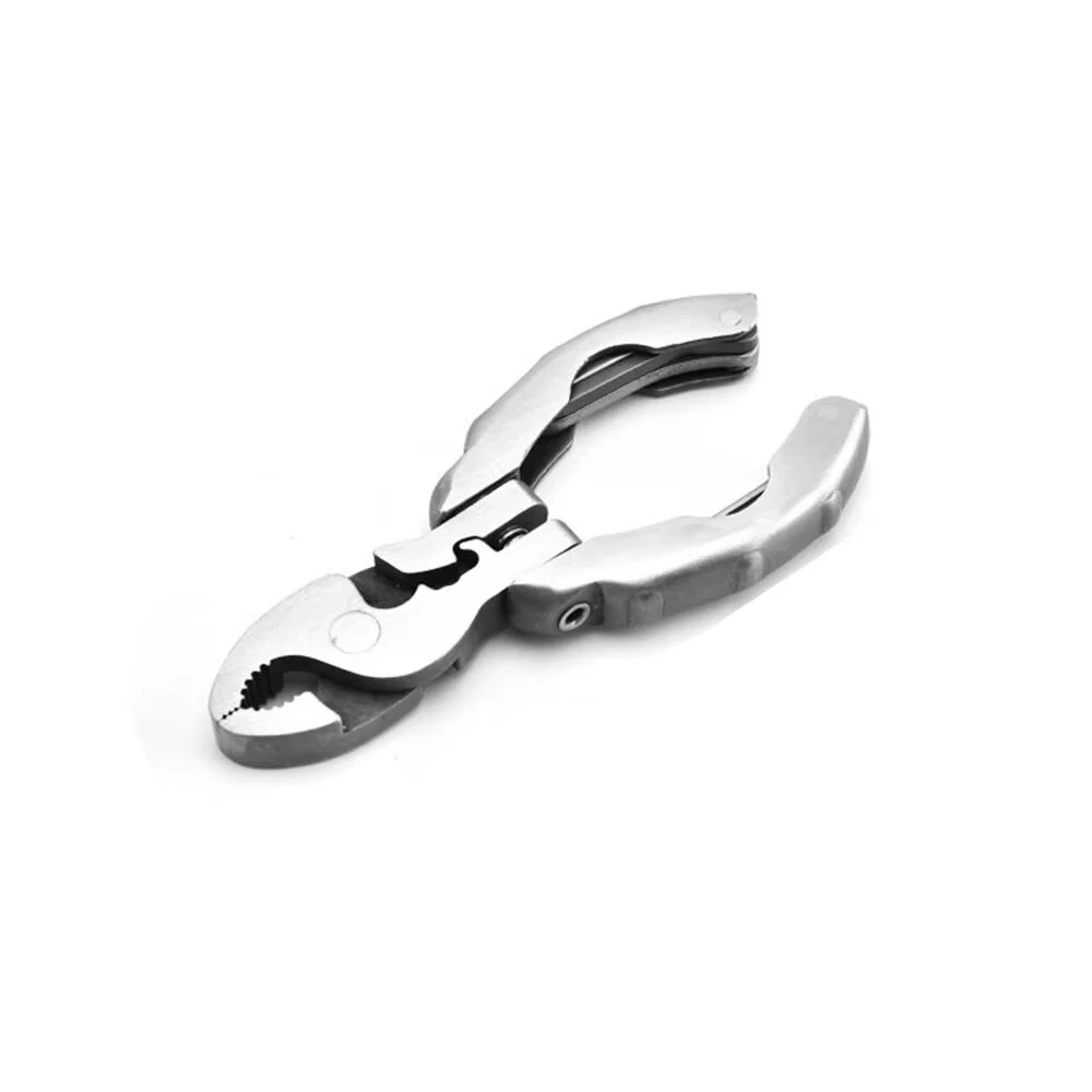Portable 9-in-1 Pocket Pliers Keychain | Mini EDC Tool with Screwdriver & Wire Cutter