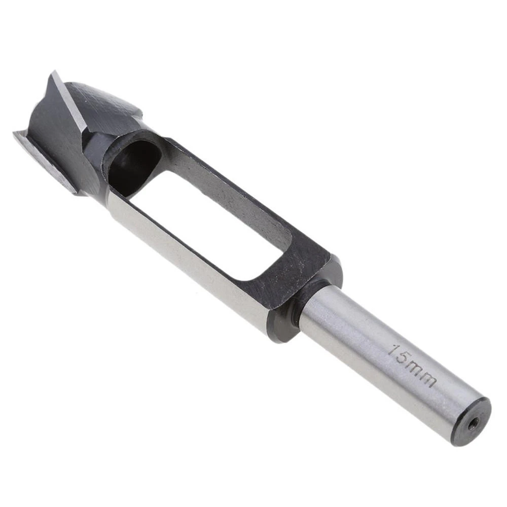 15mm Tenon Dowel & Plug Drill | 13mm Shank Tapered Cutter for Woodworking