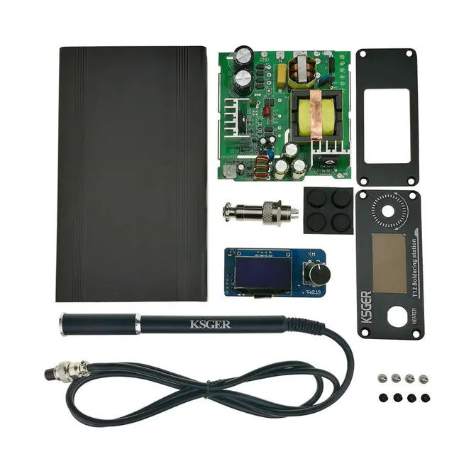 KSGER V2.1S T12 STM32 OLED Soldering Station | 9501 Handle with JBC Pump