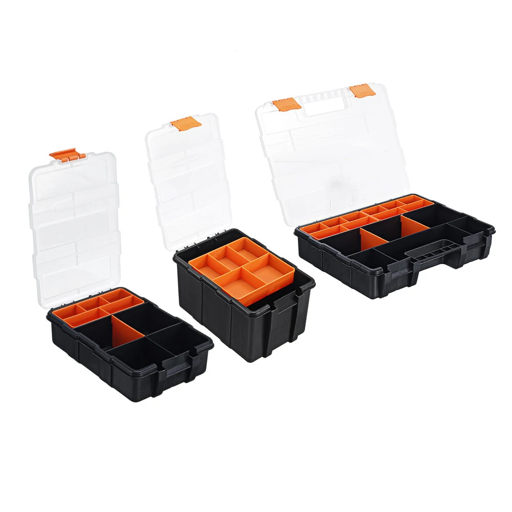 Portable Parts Box - Metal Screw Storage for Hardware & Auto Repair Tools