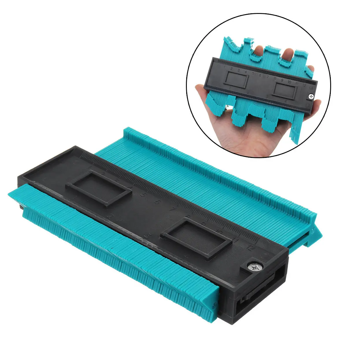 Contour Profile Gauge - 5 Inch Tiling & Laminate Tool for Edge Shaping & Measuring